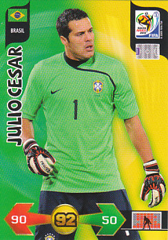 Julio Cesar Brazil Panini 2010 World Cup #33